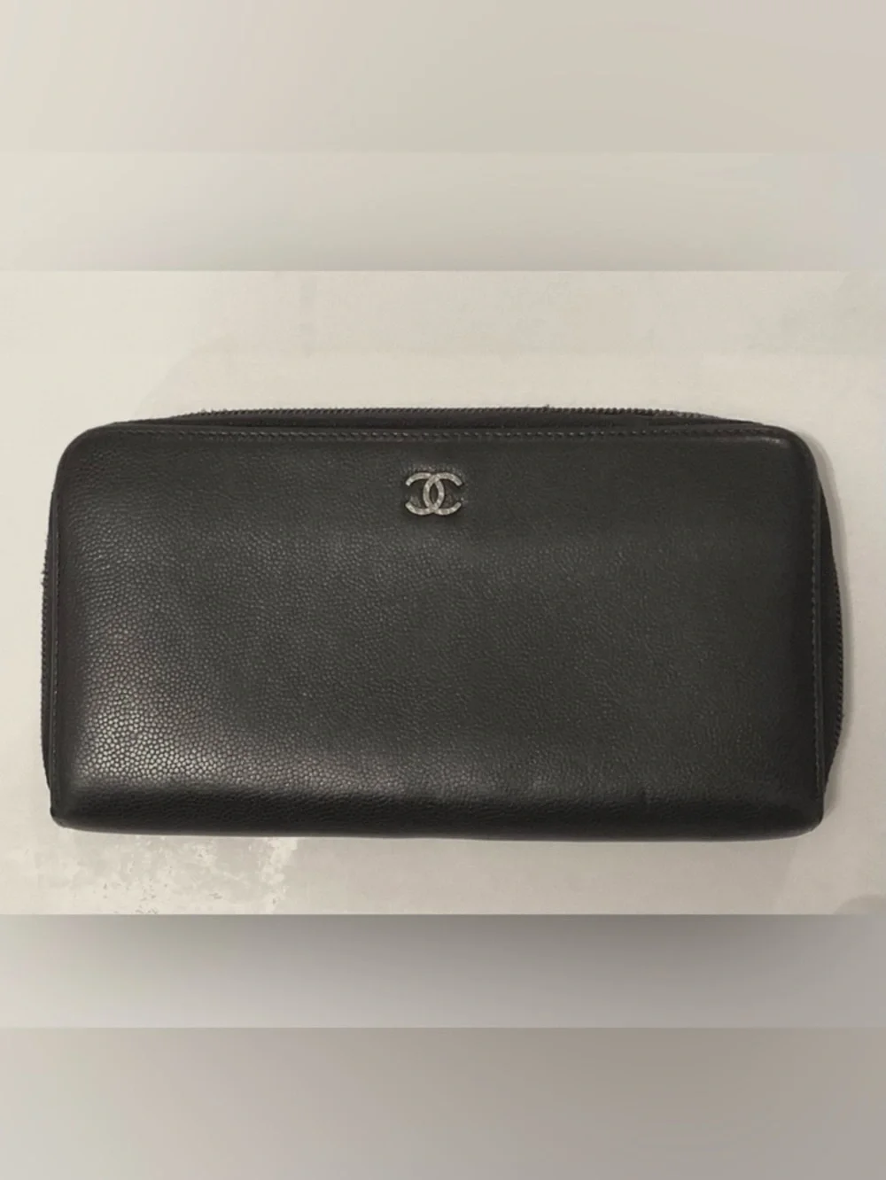 Chanel Black Leather Wallet